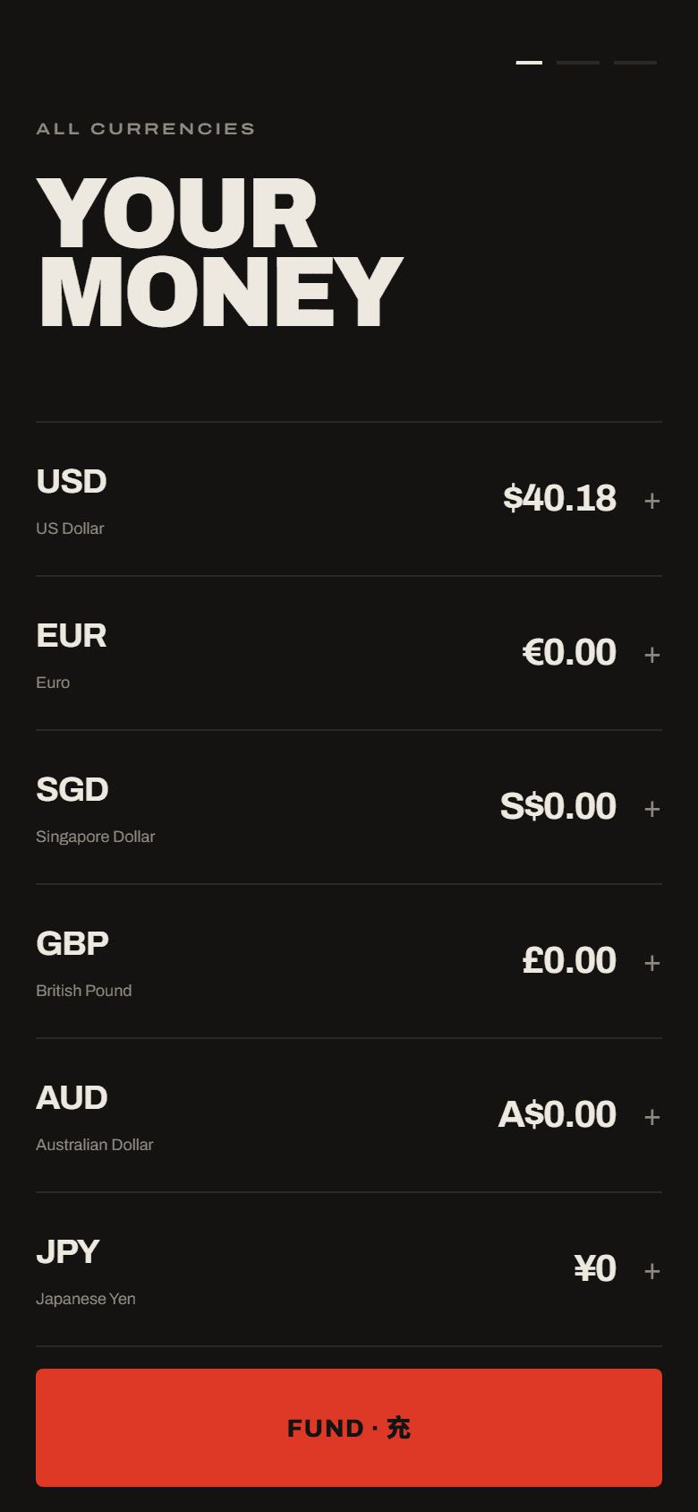 Jing currencies